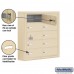 Salsbury Cell Phone Storage Locker - with Front Access Panel - 5 Door High Unit (5 Inch Deep Compartments) - 10 B Doors (9 usable) - Sandstone - Surface Mounted - Master Keyed Locks
